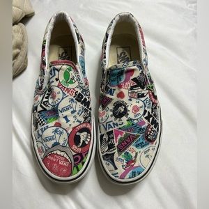 Mashup print Vans